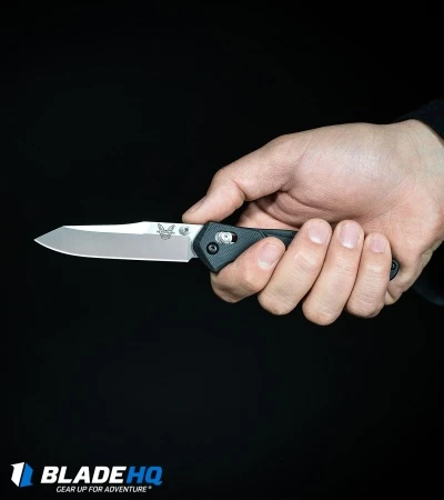 Benchmade 940 Osborne AXIS Lock Knife Green (3.4" Satin) - Image 5