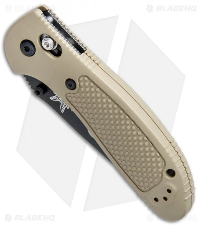Benchmade American Sniper Griptilian AXIS Lock Knife Sand (3.45" Black) - Image 2
