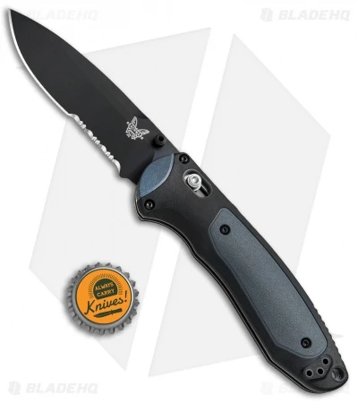Benchmade 590SBK Boost AXIS-Assist Knife Black/Gray (3.7" Black Serr) - Image 4