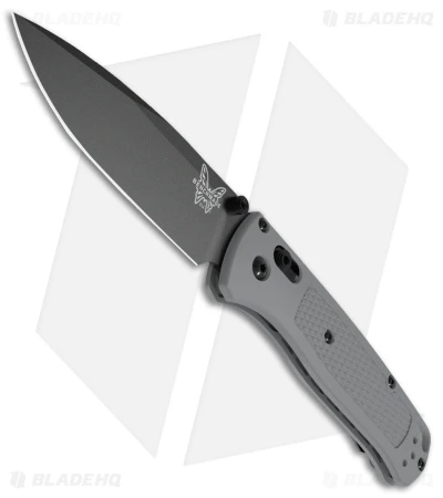 Benchmade Bugout AXIS Lock Knife Storm Gray Grivory (3.24" Black) 535BK-08