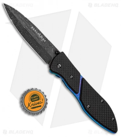 Benchmade Gold Class Sentinal LLK Liner Lock Knife (3.75" Damascus) 875-101 - Image 4