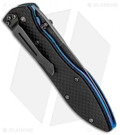 Benchmade Gold Class Sentinal LLK Liner Lock Knife (3.75" Damascus) 875-101 - Image 3