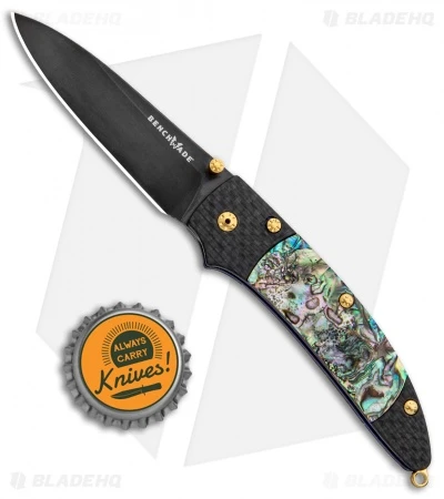 Benchmade Gold Class Shoki Folding Knife 480-131 (2.89" Black) #03 - Image 5