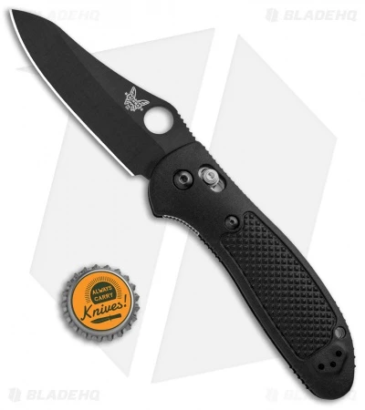 Benchmade Griptilian AXIS Lock Knife Black (3.45" Black) 550BKHG-154CM - Image 3