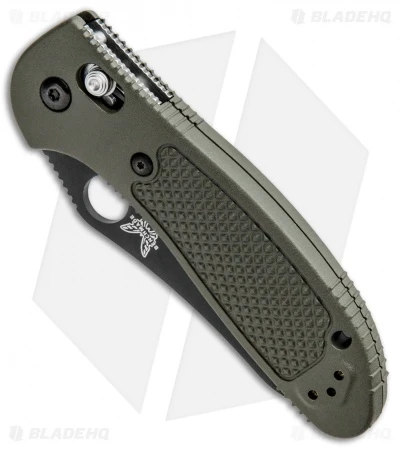 Benchmade Griptilian AXIS Lock Knife OD Green (3.45" Black) 550BKOD-S30V - Image 2