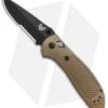 Benchmade Griptilian AXIS Lock Knife Sand (3.45" Black Serr) 551SBKSN-154CM