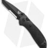 Benchmade Griptilian Tanto AXIS Lock Knife Black (3.45" Black Serr) 553SBK-S30V