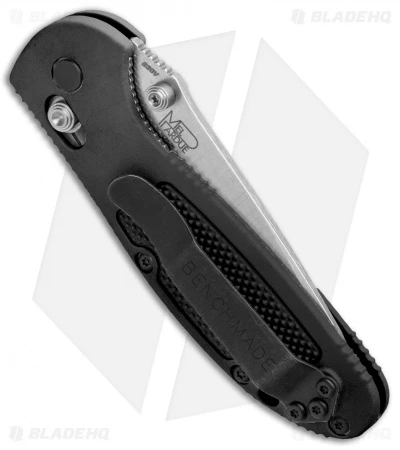 Benchmade Mini Griptilian AXIS Lock Knife Black (2.91" Satin) 556-S30V - Image 3