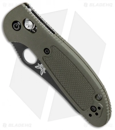 Benchmade Mini Griptilian AXIS Lock Knife Olive Drab (2.91") 555BKOD-S30V - Image 2