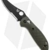 Benchmade Mini Griptilian AXIS Lock Knife Olive Drab (2.91" Serr) 555SBKOD-S30V
