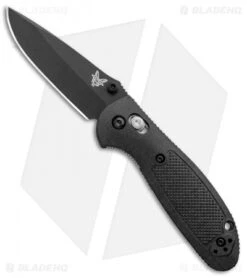 Benchmade Mini Griptilian AXIS Lock Knife Black (2.91" Black) D2