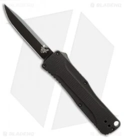 Benchmade Om 4850BK D/A OTF Automatic Knife Black Aluminum (2.5" Black)