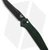 Benchmade Osborne 9400 Automatic Knife Green Aluminum (3.4" Black)