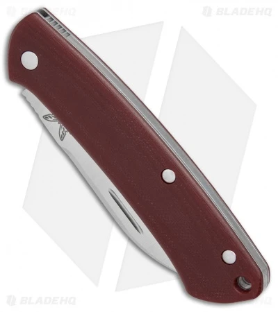 Benchmade Proper Slip Joint Knife Red G-10 (2.8" Satin) 319-1 - Image 2