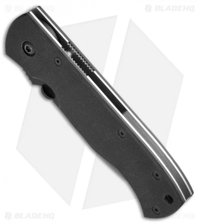 Rare Benchmade 970SBT Emerson CQC7 Liner Lock Knife (3.25" Black Serr) - Image 2