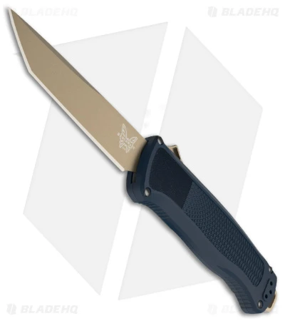 Benchmade Shootout D/A OTF Automatic Knife Crater Blue (3.5" FDE PVD) 5370FE-01