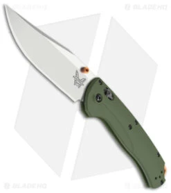 Benchmade Taggedout AXIS Lock Knife OD Green G-10 (3.5" Satin) 15536
