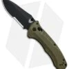 Benchmade Turret AXIS Lock Folding Knife OD Green G-10 (3.7" Black Serr) 980SBK