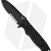 Benchmade Nim Cub II Knife 147SBK Drop Point Fixed Blade (3.5" Black Serr)
