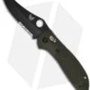 Benchmade Griptilian AXIS Lock Knife Olive Drab (3.45" Black Serr) 550SBKHGOD