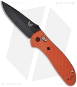 Benchmade Griptilian AXIS Lock Knife Orange (3.45" Black) 551BK-ORG