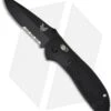 Benchmade Griptilian AXIS Lock Knife Black (3.45" Black Serr) 551SBK