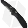 Benchmade Griptilian Tanto AXIS Lock Knife Black (3.45" Black Serr) 553SBK