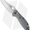 Benchmade Mini Griptilian AXIS Lock Knife Gray/Blue G-10 (2.91" Satin) 555-1