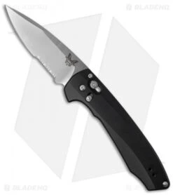 Benchmade Arcane Flipper AXIS-Assist Knife Black (3.2" Satin Serr CPM-S90V) 490S