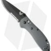 Benchmade Griptilian AXIS Lock Knife Gray/Blue G-10 (3.45" Black Serr) 551SBK-1
