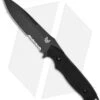 Benchmade Nimravus Fixed Blade Knife (4.5" Black Serr) 140SBK