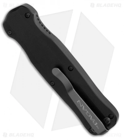 Benchmade Pagan PROTOTYPE 3321BK Bayonet S/E OTF Automatic Knife (3.96" Black) - Image 2