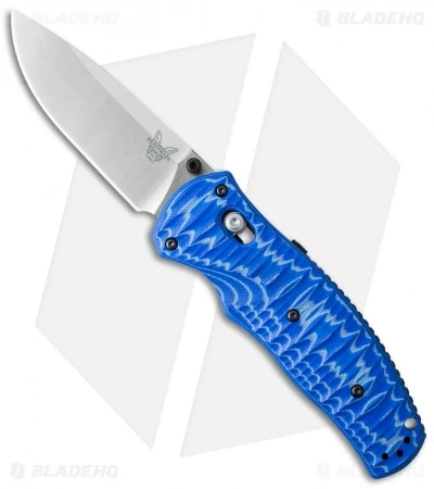 Benchmade Volli AXIS-Assist Knife Blue G-10 (3.26" Satin) 1000001-1601